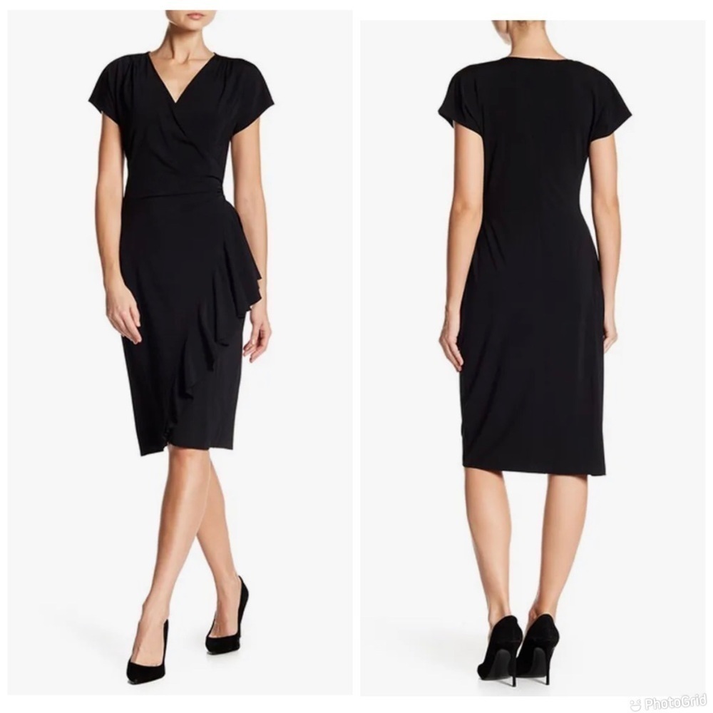 Lafayette 148 New York Side Ruffle Dress